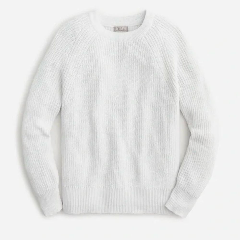 NWT JCREW fisherman sweater  large